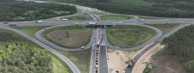 Powstaje odcinek drogi ekspresowej S10 Bydgoszcz Południe - Emilianowo, z rozbudową DK25 [FILMY]