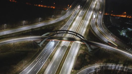 Ledowe lampy oświetlą S86 pomiędzy Sosnowcem a Katowicami