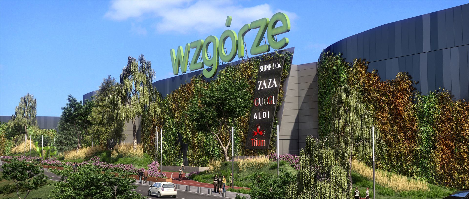  Centrum Handlowe "Wzgórze" już w stanie surowym. Czas na aranżację wnętrz