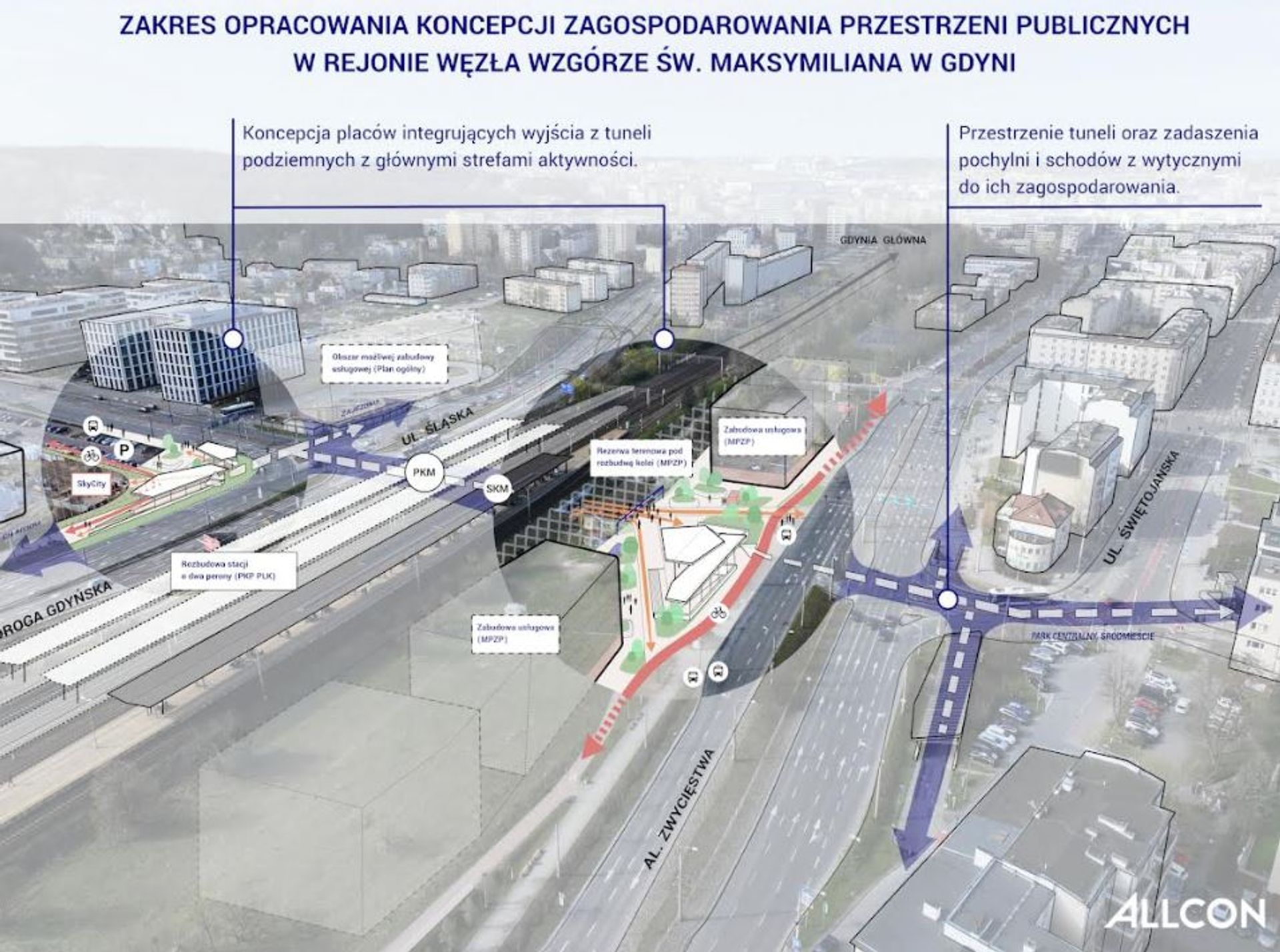 Gdynię czekają duże zmiany - nowa koncepcja urbanistyczno-architektoniczna kluczowego węzła komunikacyjnego 