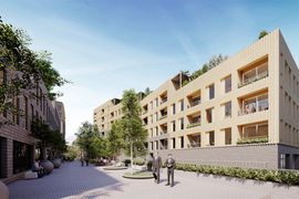 W miejscu obecnego biurowca Orange w Sosnowcu może powstać nowy apartamentowiec [WIZUALIZACJA]