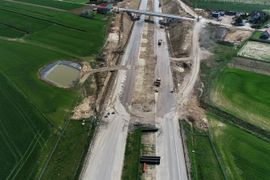 Trwa budowa drogi ekspresowej S7 na odcinku Widoma - Kraków Nowa Huta [FILMY]