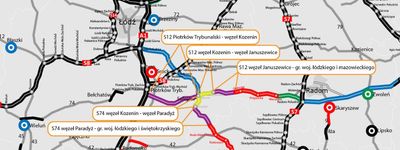 Jest ostateczna decyzja środowiskowa dla budowy dróg ekspresowych S12 i S74 w woj. łódzkim
