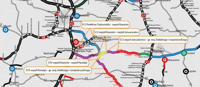 Jest ostateczna decyzja środowiskowa dla budowy dróg ekspresowych S12 i S74 w woj. łódzkim