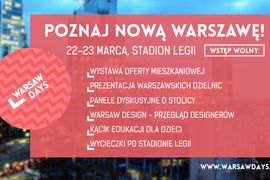 [Warszawa] Eko-Park Na Warsaw Days &#8211; specjalna promocja Apartamentów Grazioso