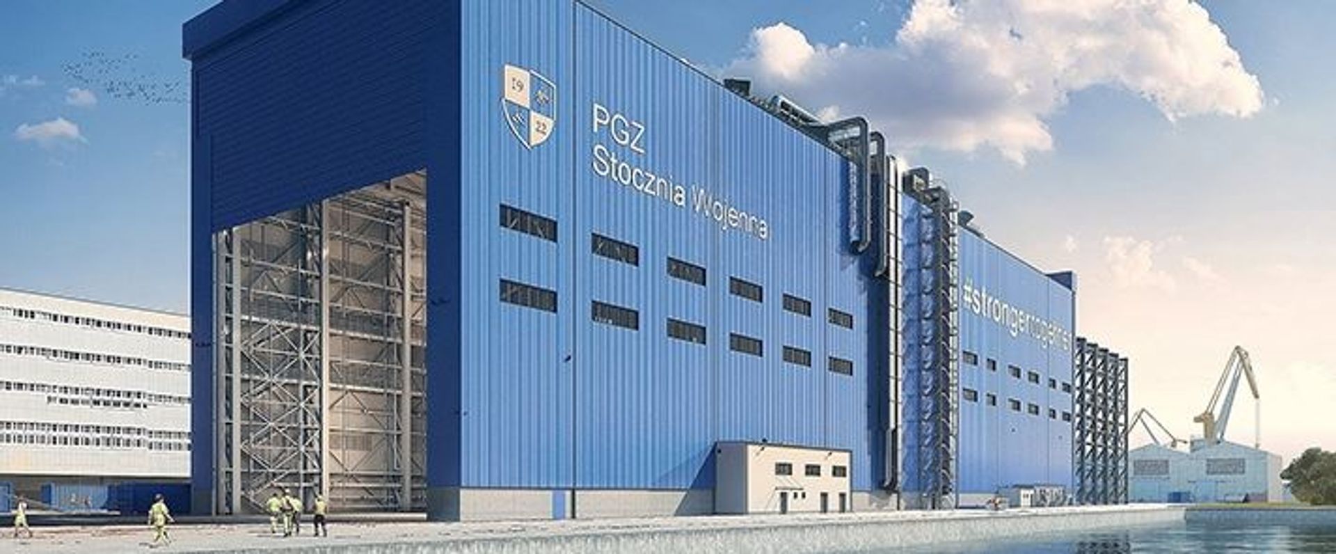 PGZ Stocznia Wojenna inwestuje w budowę nowej hali produkcyjnej w Gdyni
