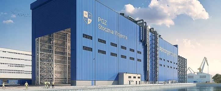 PGZ Stocznia Wojenna inwestuje w budowę nowej hali produkcyjnej w Gdyni