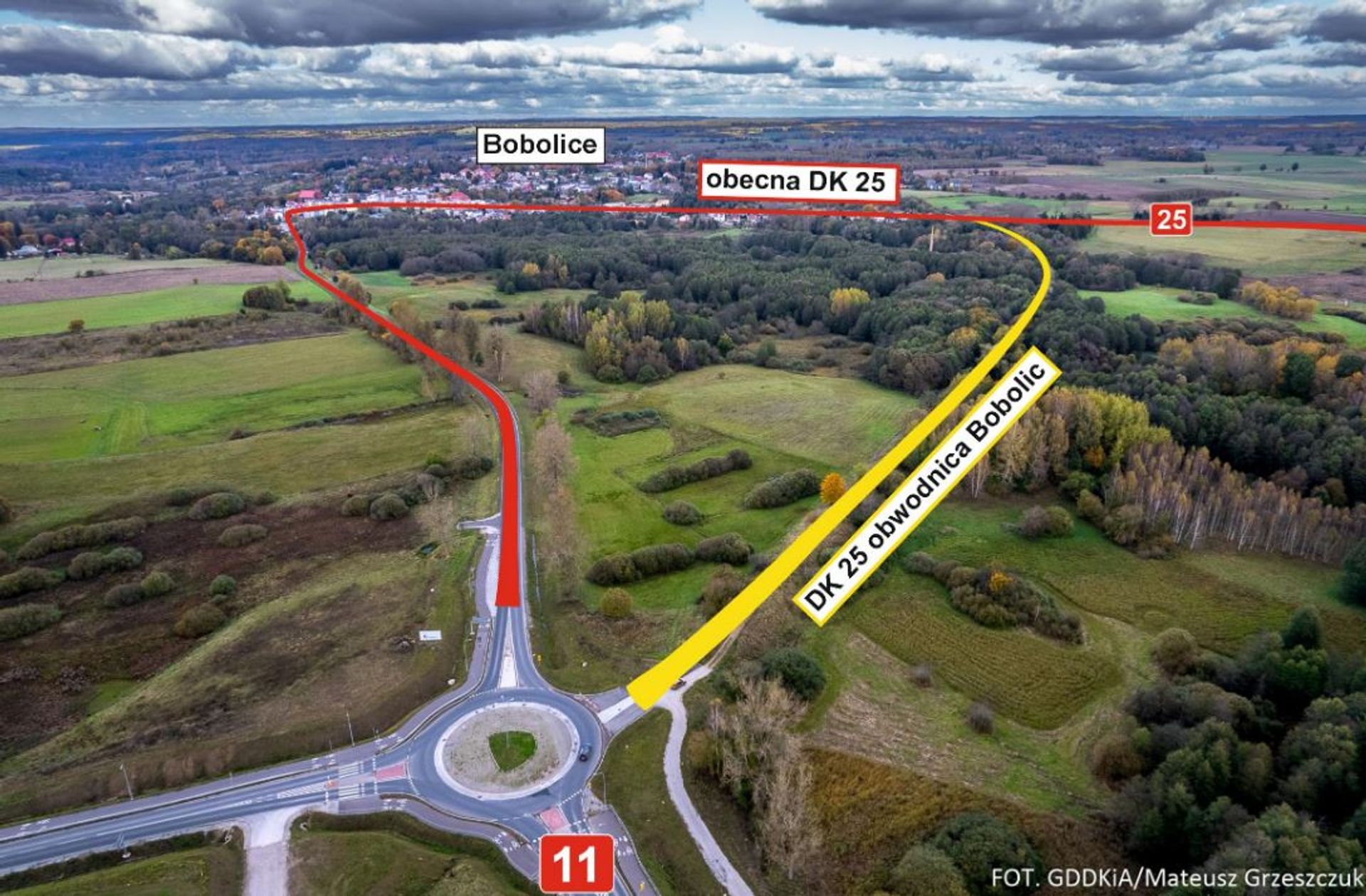 Zachodniopomorskie: Jest pozwolenie na budowę obwodnicy Bobolic w ciągu DK25