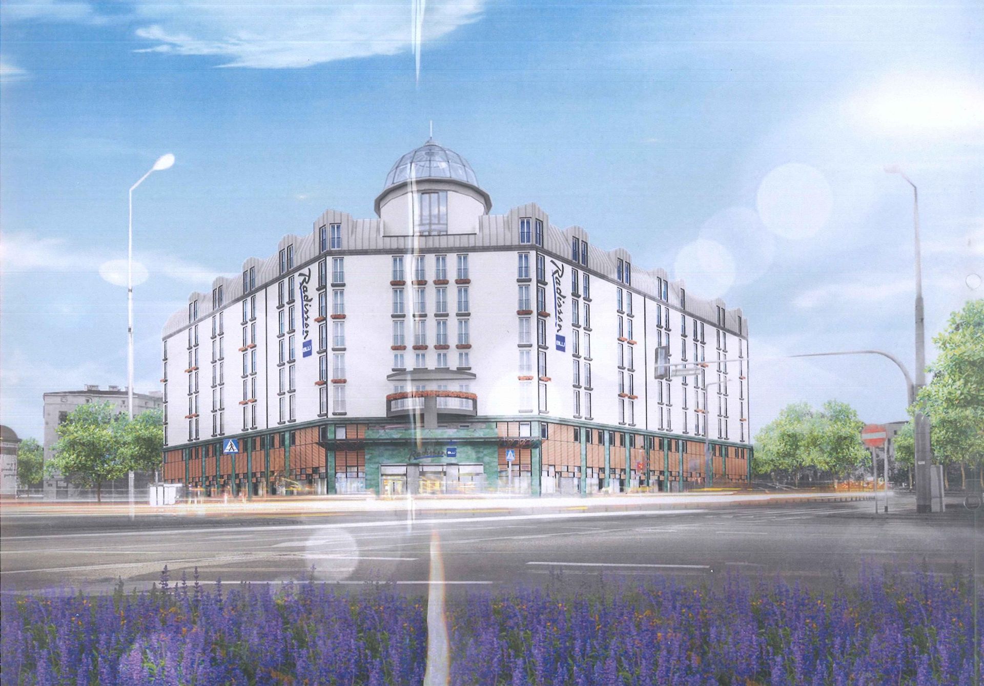 Hotel Radisson Blu Sobieski zostanie przemalowany? 