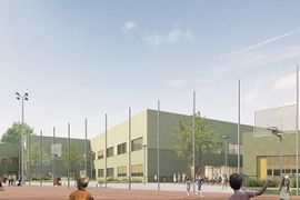 Ogłoszono przetarg na budowę nowego, wielkiego zespołu szkolno-przedszkolnego na północy Wrocławia [WIZUALIZACJE]