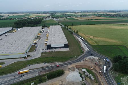 Postępują prace przy budowie rond w obrębie węzłów Brzezimierz i Wrocław Wschód na A4