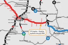 Może ruszać budowa odcinka drogi ekspresowej S74 Łagów – Opatów w woj. świętokrzyskim