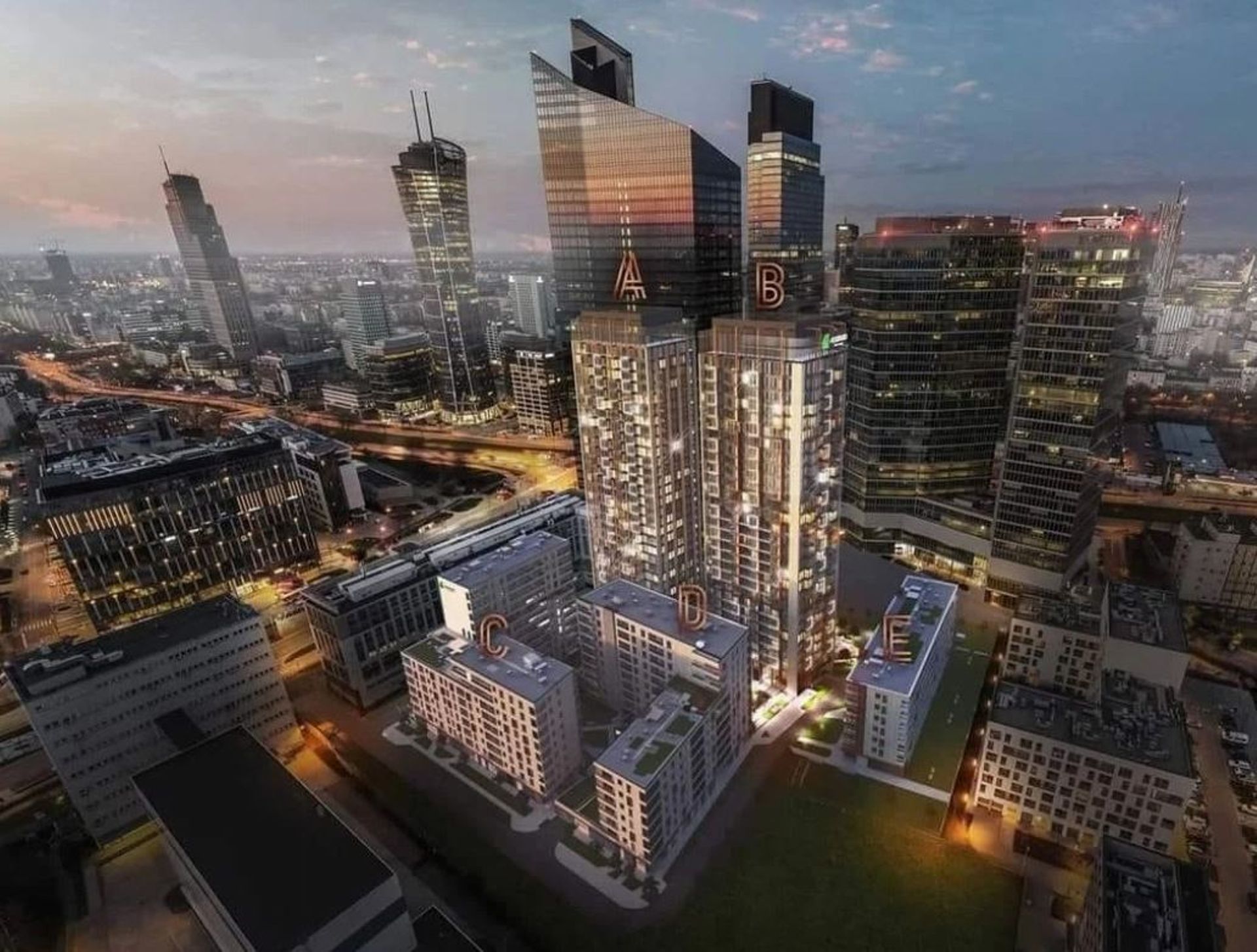 W Warszawie powstają dwa 95-metrowe budynki Towarowa Towers 
