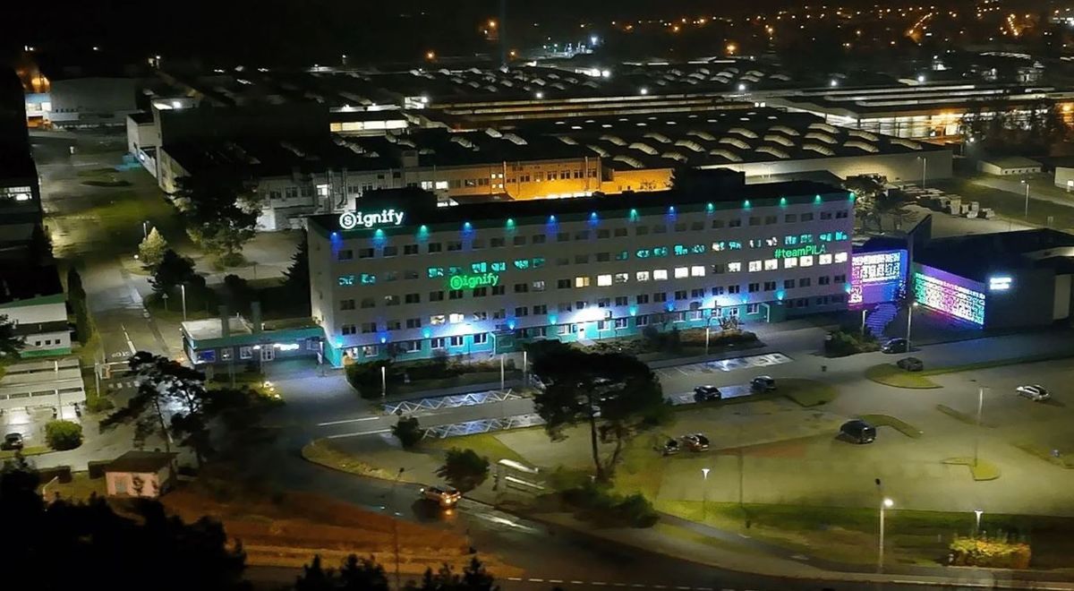 Fot. Signify Poland, / Fabryka w Pile