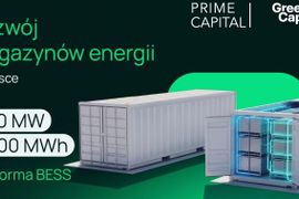 Green Capital i Prime Capital AG zrealizują w Polsce portfel bateryjnych magazynów energii (BEES) o mocy 300 MW