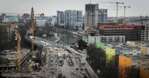 We Wrocławiu powstaje nowa trasa tramwajowa przez Popowice [FILMY]