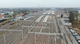 Rail Baltica – postępują prace na stacji i wiaduktach w Ełku [ZDJĘCIA]