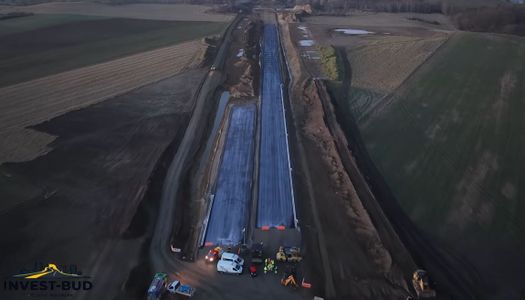 Dolny Śląsk: Powstaje odcinek drogi ekspresowej S8 Jordanów Śląski – Łagiewniki Zachód [FILMY]