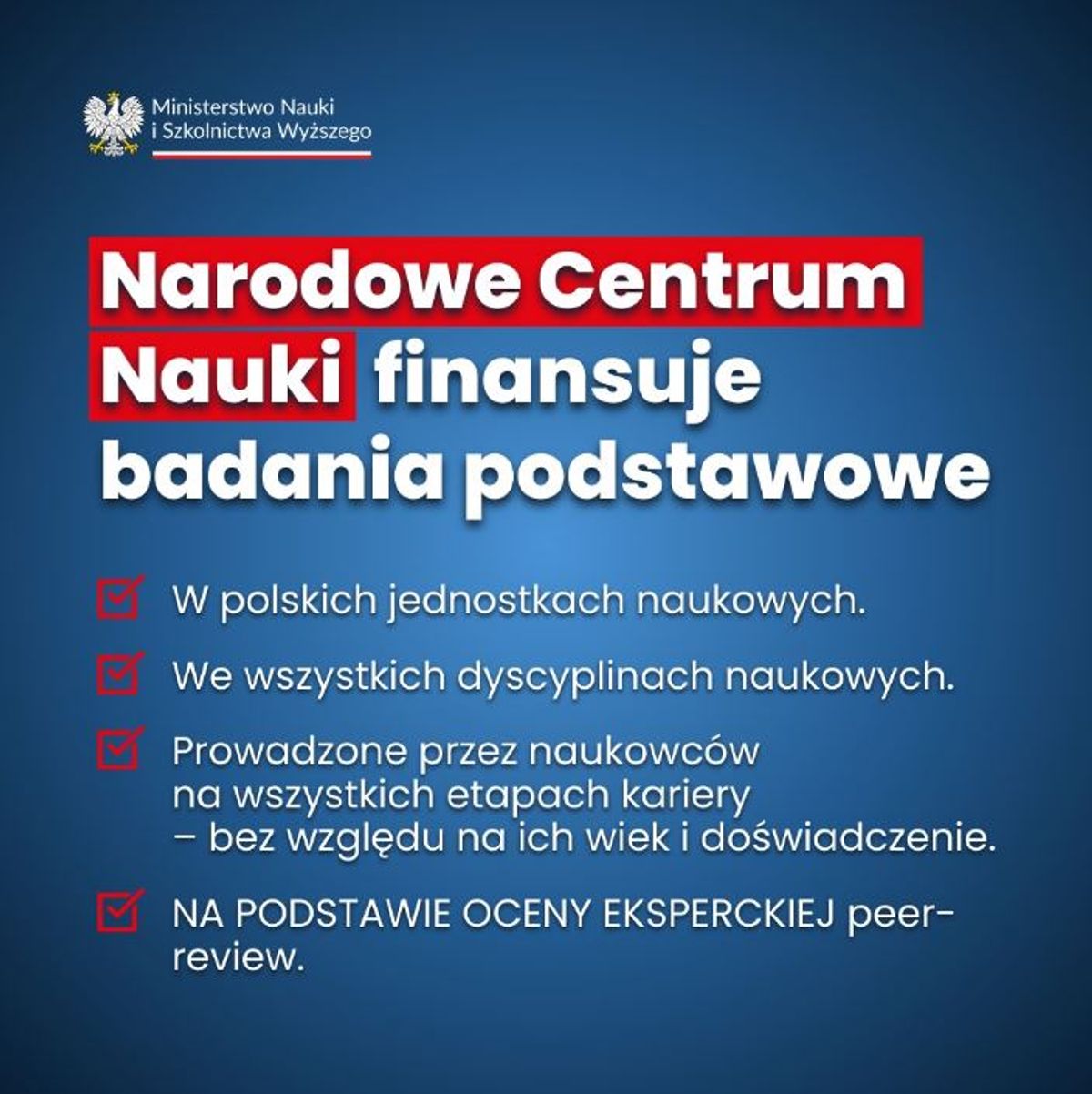 Ministerstwo Nauki i Szkolnictwa Wyższego