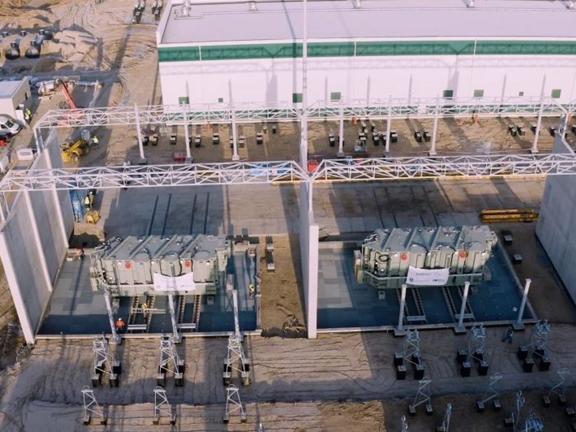 Kluczowe komponenty dostarczone na lądową stację transformatorową Baltica 2