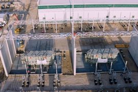 Kluczowe komponenty dostarczone na lądową stację transformatorową Baltica 2 [FILM]