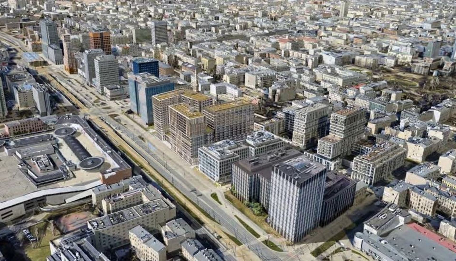 Ważny kwartał centrum Łodzi zmieni się w Manhattan 2.0. Przy trasie W-Z powstaną nowe wieżowce 