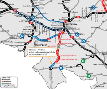 Dolny Śląsk: Znamy firmę, która wykona dokumentację dla S8 Bardo - Kłodzko