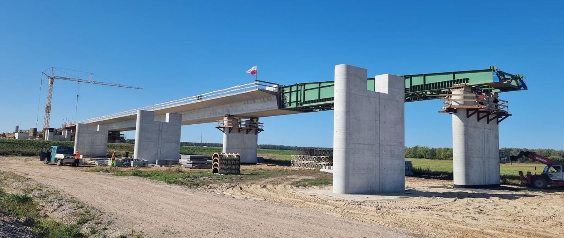 Powstaje nowy most na Narwi pod Łomżą