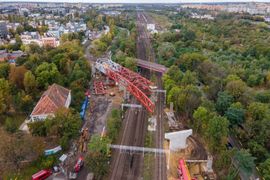 Wrocław: Trwa budowa trasy autobusowo-tramwajowej na Nowy Dwór (ZDJĘCIA + FILM)