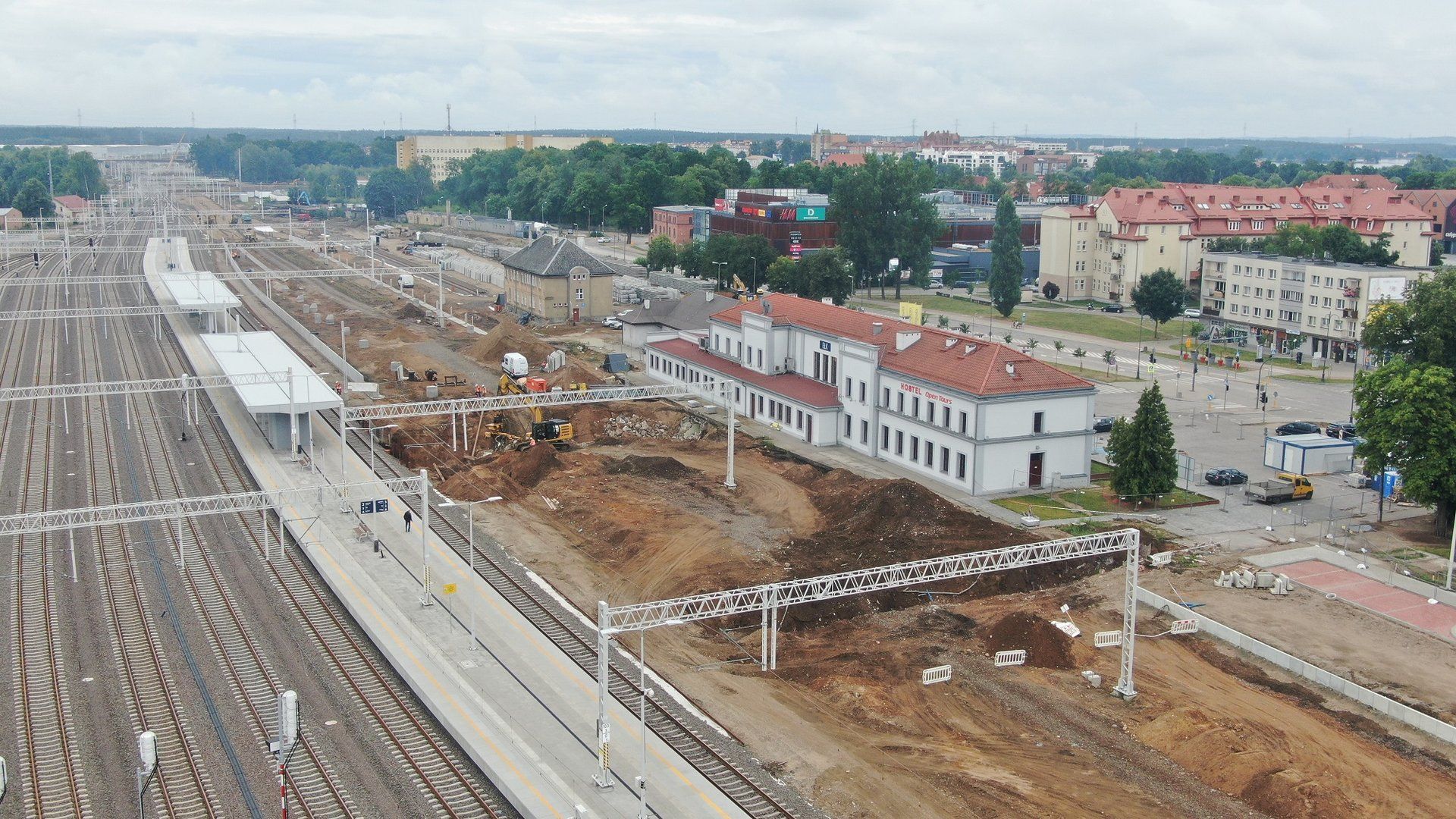 Rail Baltica – postępują prace na stacji w Ełku 