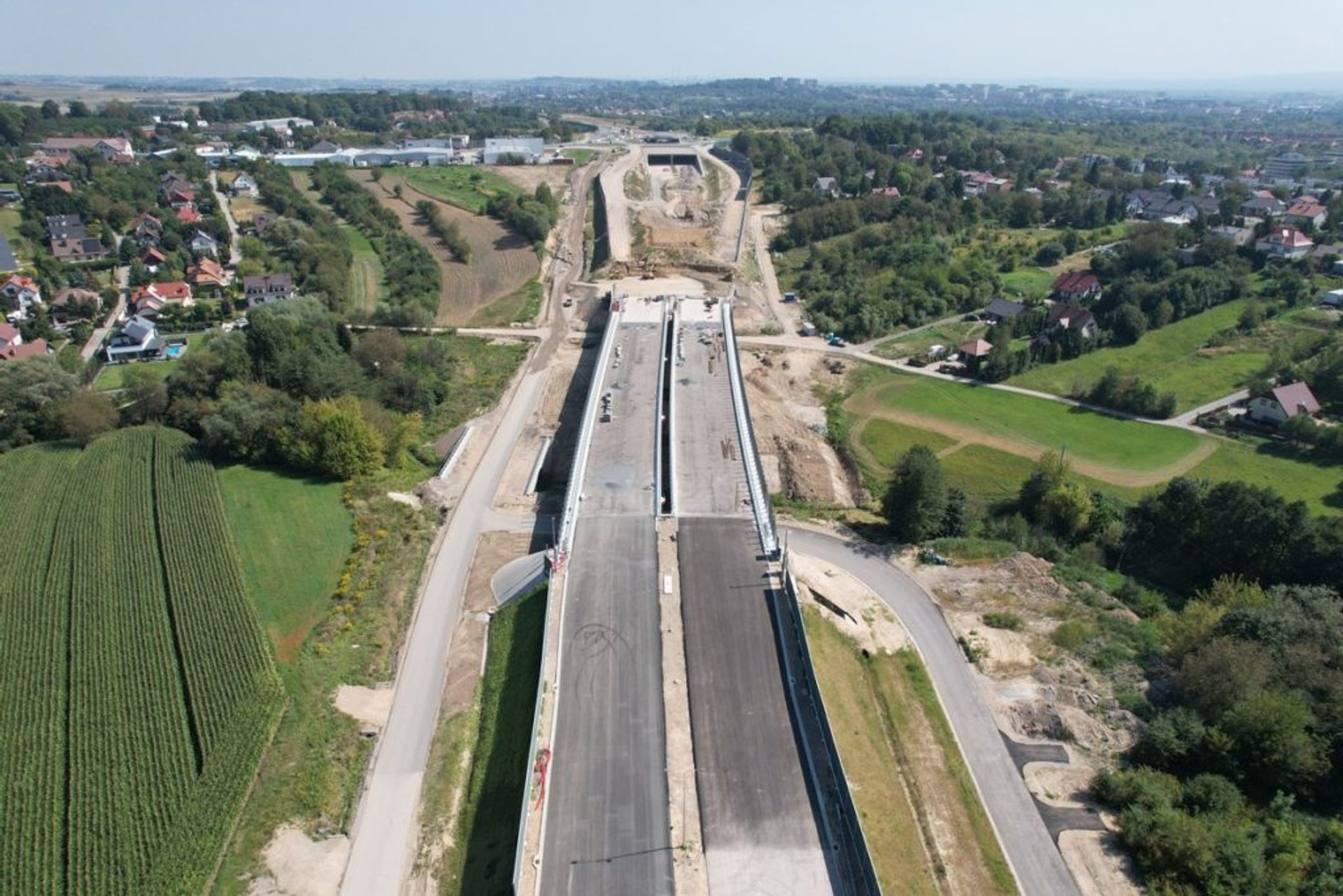 Trwa budowa S52 Północnej Obwodnicy Krakowa 
