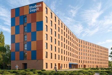 Gdańsk zyska nowy, duży akademik Student Depot. Powstanie w technologii prefabrykacji