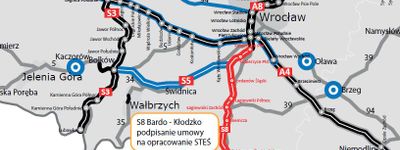 Nowy impuls dla budowy ostatniego odcinka drogi ekspresowej S8 Wrocław/Magnice - Kłodzko