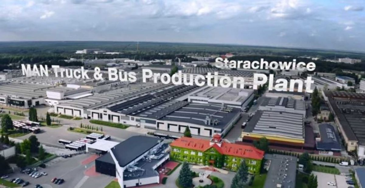 MAN Truck & Bus SE / youtube.com, / Fabryka autobusów MAN w Starachowicach