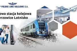 Już w 2023 roku pociągiem dojedziemy do lotniska w Pyrzowicach [FILM]