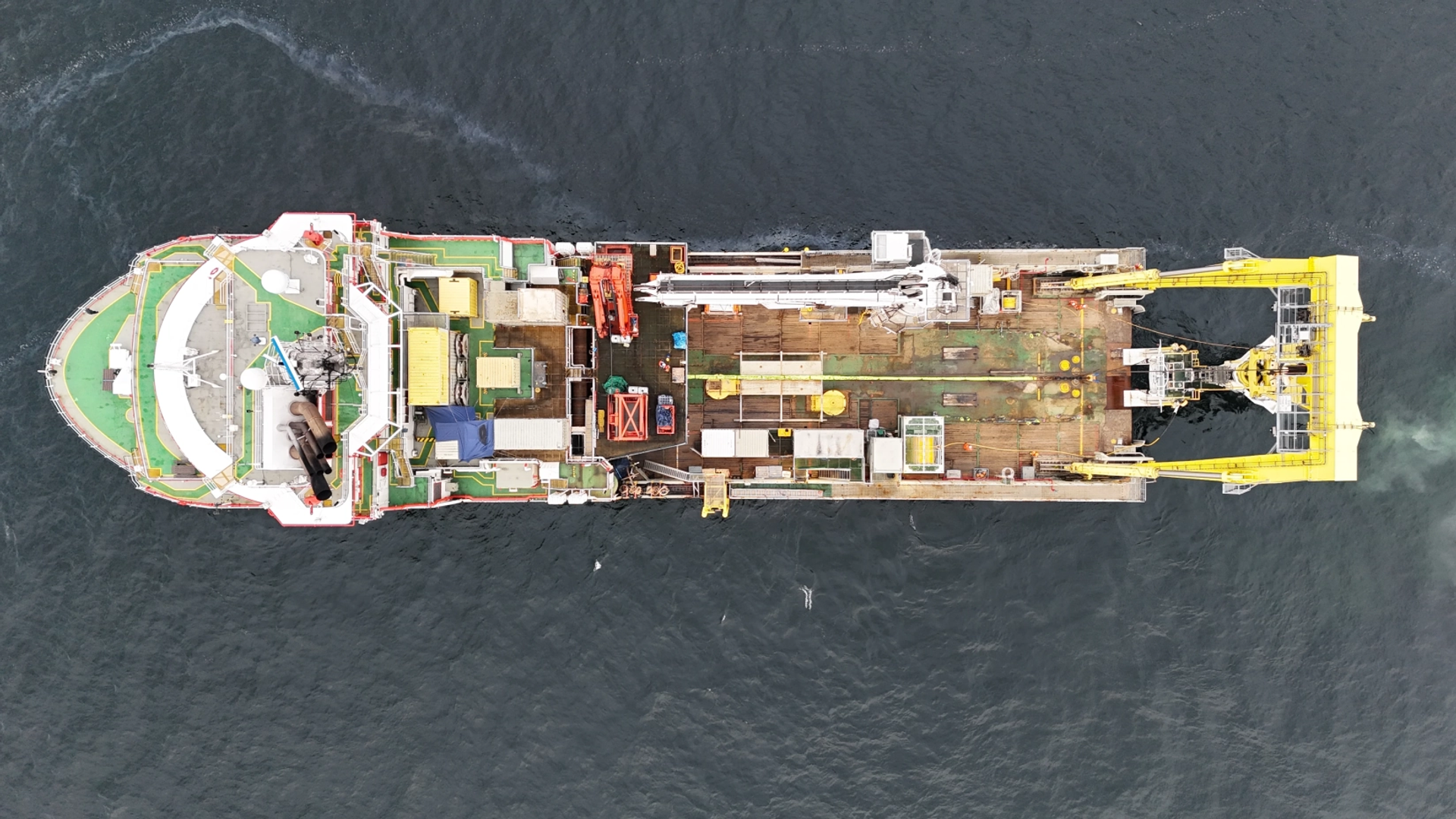 Korytarz kablowy Baltica 2 nabiera kształtu: już 150 km gotowych tras dla kabli między turbinami