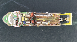 Korytarz kablowy Baltica 2 nabiera kształtu: już 150 km gotowych tras dla kabli między turbinami