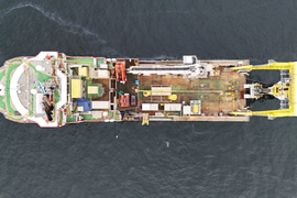 Korytarz kablowy Baltica 2 nabiera kształtu: już 150 km gotowych tras dla kabli między turbinami