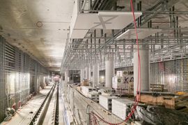 Nowe stacje metra linii M2 – rozpoczęły się prace wykończeniowe [ZDJĘCIA+WIZUALIZACJE]