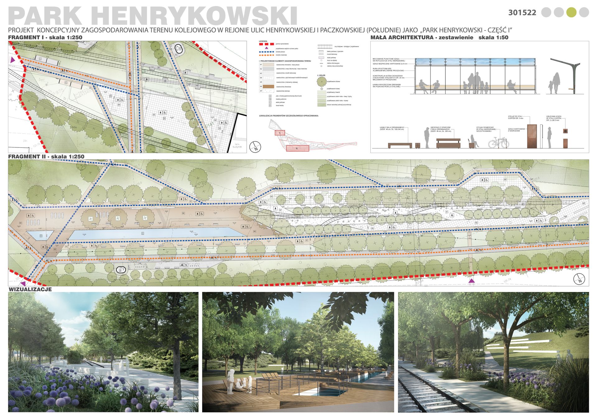 Rozstrzygnięto konkurs na projekt parku Henrykowskiego 