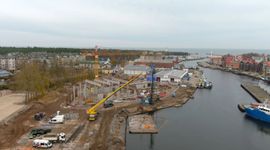 W Ustce powstaje baza operacyjno-serwisowa PGE Baltica [FILM]