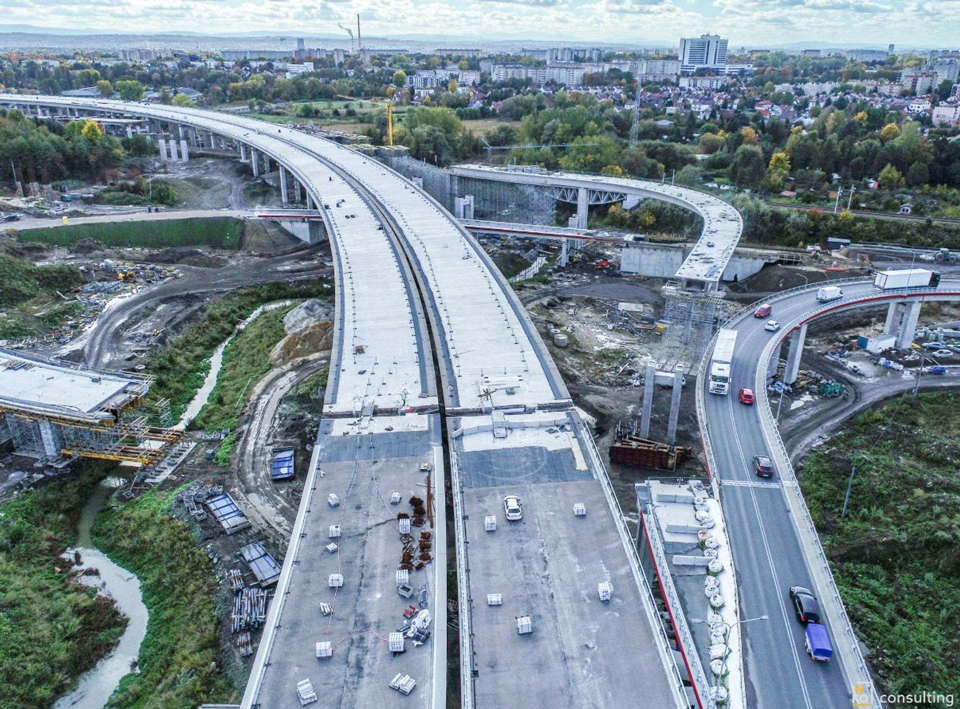 Co słychać na budowie S7 Wschodniej Obwodnicy Krakowa, na odcinku Mistrzejowice - Nowa Huta? 
