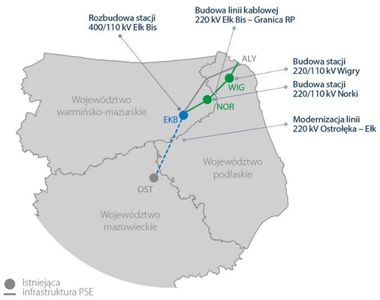 Strategiczna inwestycja dla Polski i krajów bałtyckich. Budimex za ok. 179 mln zł netto rozbuduje stację ‎elektroenergetyczną Ełk Bis na potrzeby projektu Harmony Link