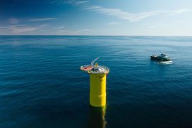 Pierwsze elementy przejściowe na morskiej farmie wiatrowej Baltic Power zainstalowane [ZDJĘCIA]