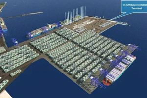 Za ok 1,2 miliarda złotych w Gdańsku powstaje wielki terminal instalacyjny dla morskich elektrowni wiatrowych [FILM]