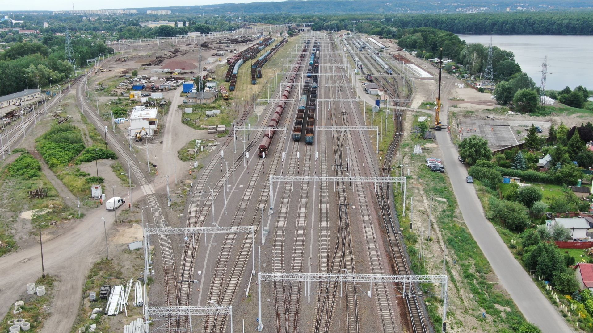 Dzięki inwestycją zwiększają się możliwości linii kolejowych do portów w Szczecinie i Świnoujściu 
