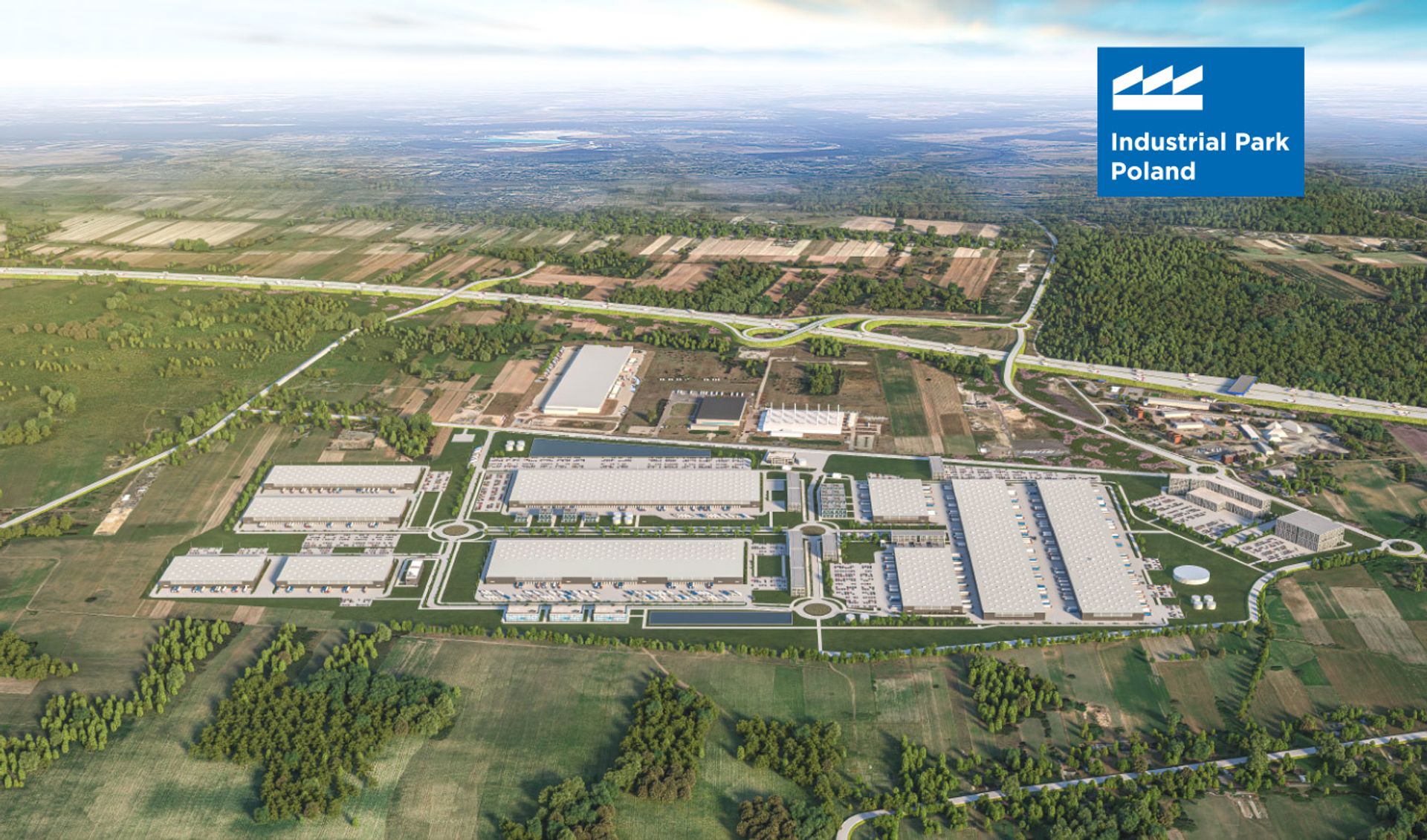 Największy planowany park przemysłowo-logistyczny w Polsce z nowym układem drogowym