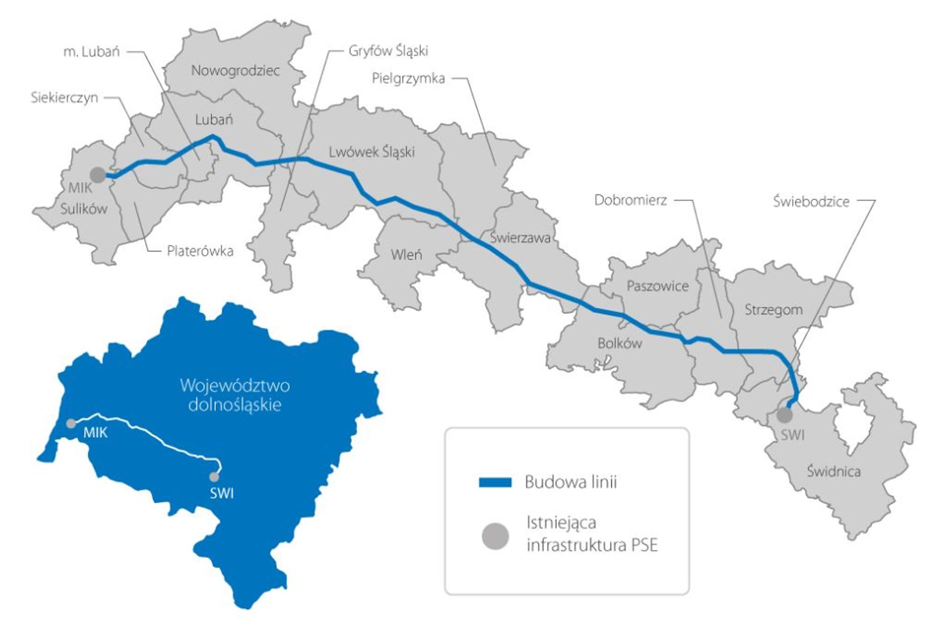  Powstaje jedna ze strategicznych linii elektroenergetycznych na Dolnym Śląsku 