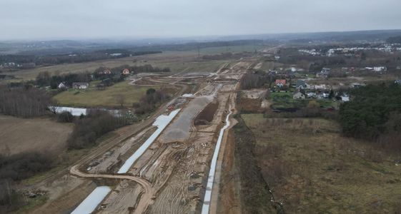 Postępują prace na budowie drogi ekspresowej S6 – Obwodnicy Metropolitarnej Trójmiasta [FILMY]