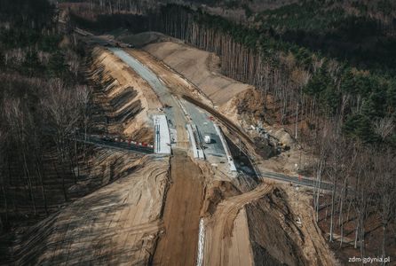 Trwają prace na budowie Obwodnicy Witomina [FILM+ZDJĘCIA]